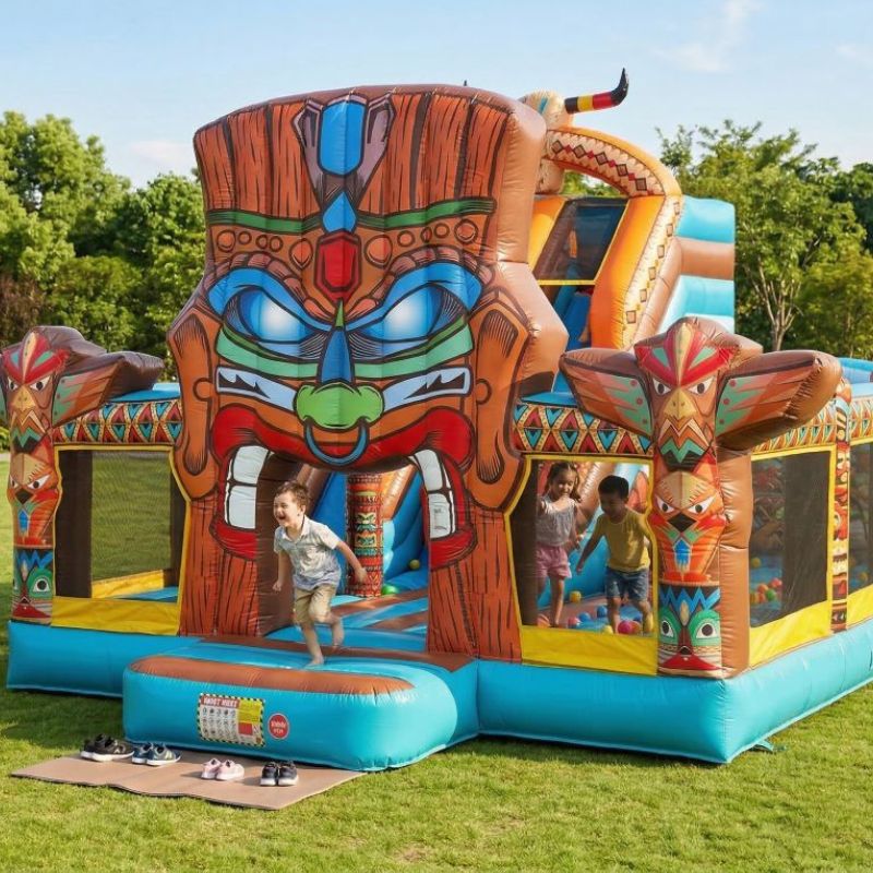 Nafukovací skákací hrad Totem, Tu sa hrám